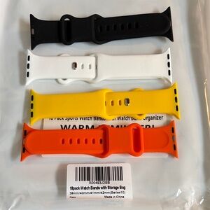 Apple 7 series Colorful Silicone Watch Bands Set